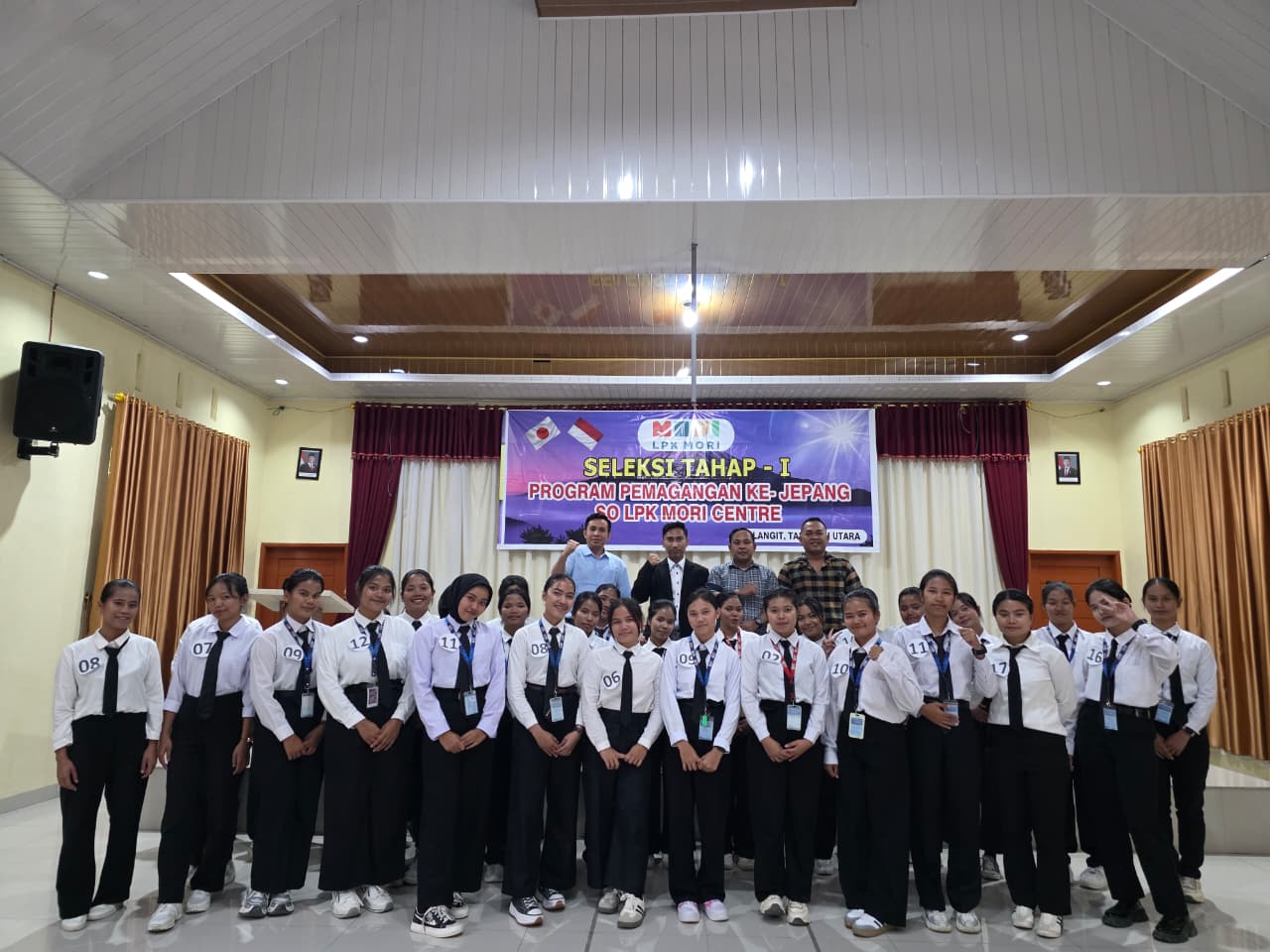 seleksi  Kerja Ke jepang Yang di lakukan Oleh Pihak Kumiai pada hari sabtu 8 Februari 2026