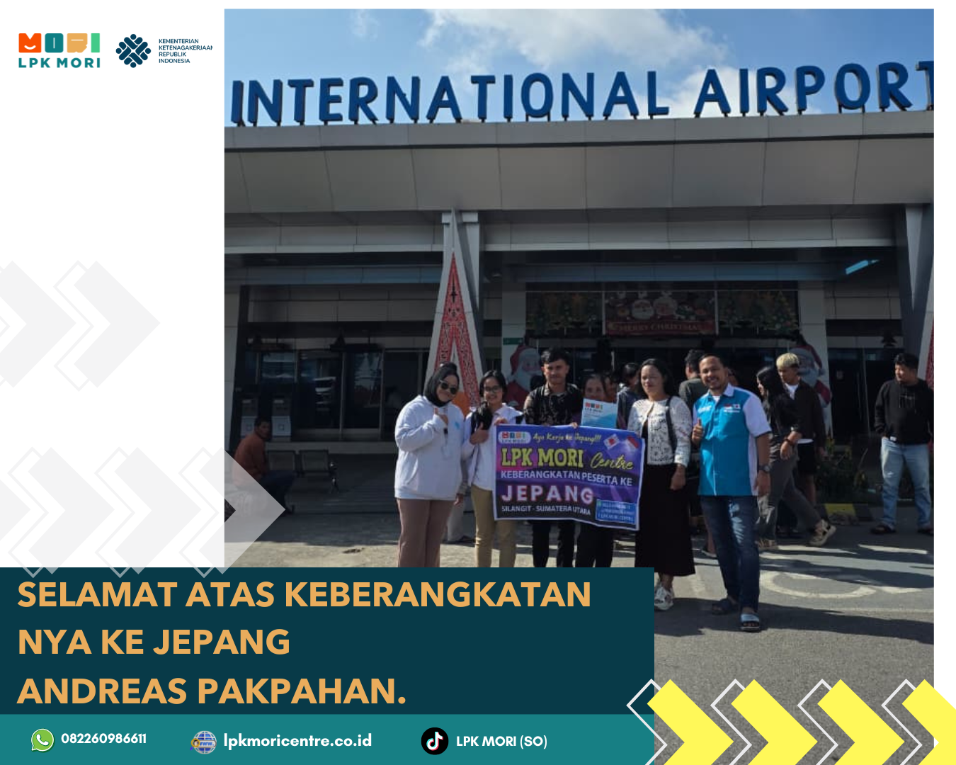 keberangkatan  siswa ke Jepang